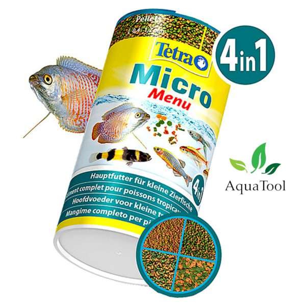 غذا ماهی تترا میکرو منو 1×4 100میل